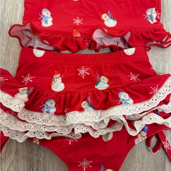 Love + Grow 12 months snowman holiday bikini - Picture 4 of 6